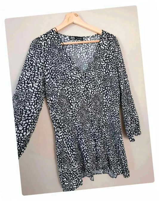 Robe  motif animalier  Zara