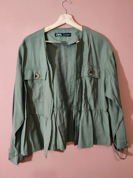 Veste légère kaki Zara taille M