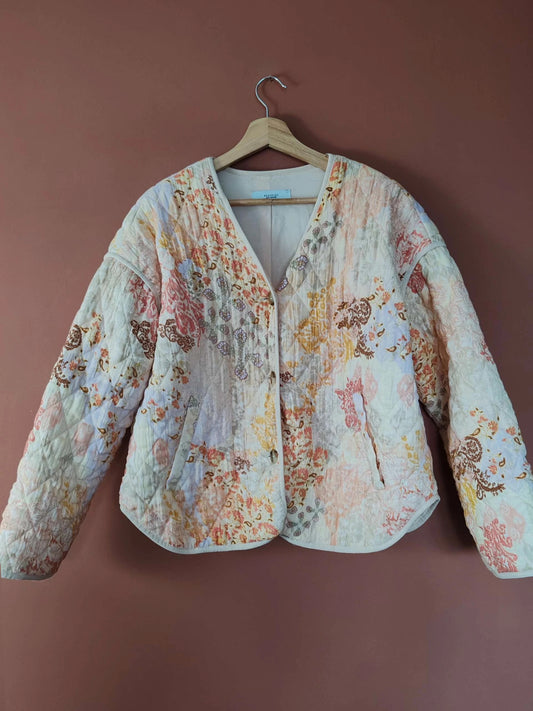 Veste matelassée orange taille S