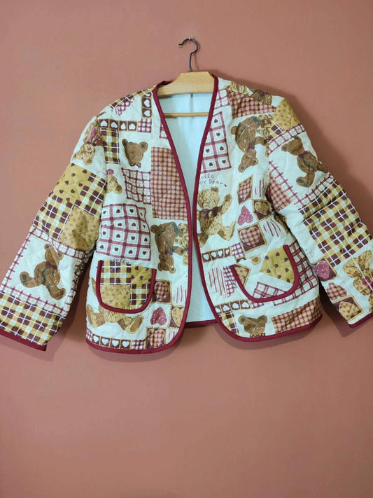 Veste matelassée ourson