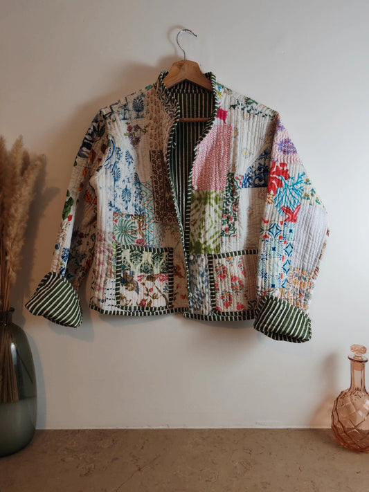 Veste matelassée patchwork taille S/M