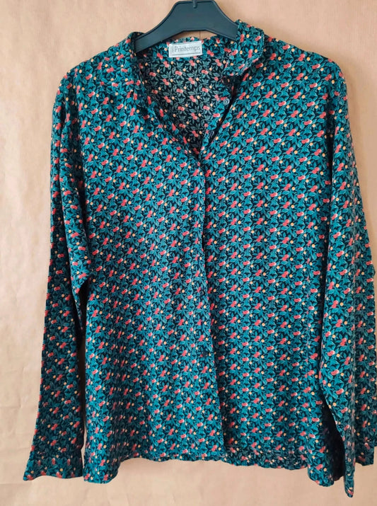 Chemise col claudine vintage