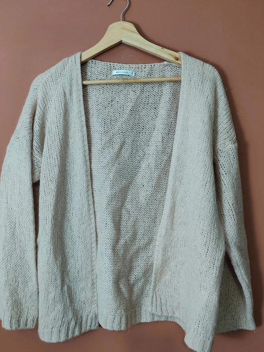 Cardigan mohair rose pale