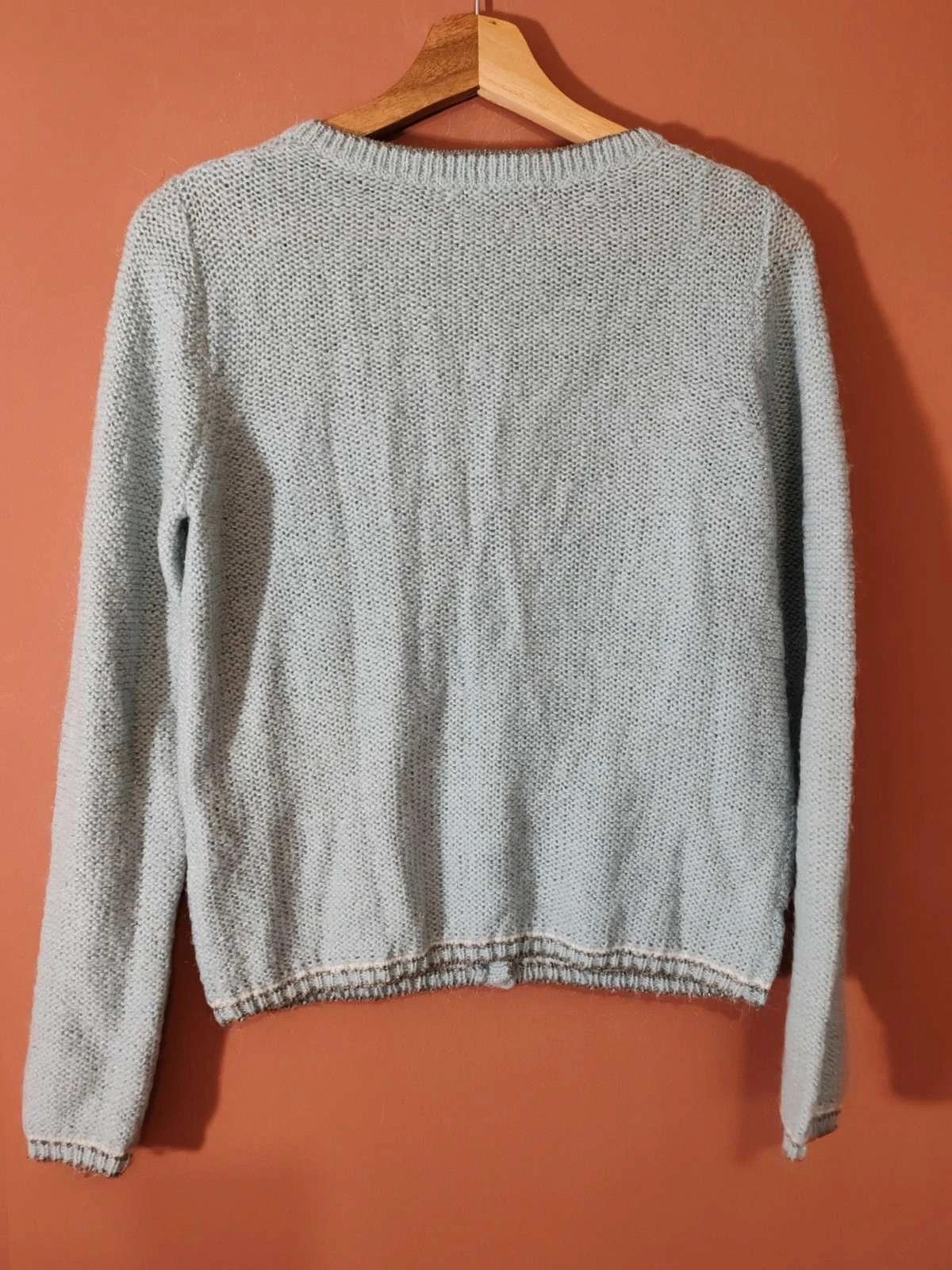 Cardigan gris maille taille  S/M