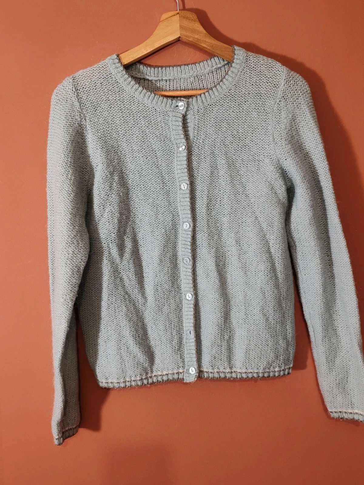 Cardigan gris maille taille  S/M