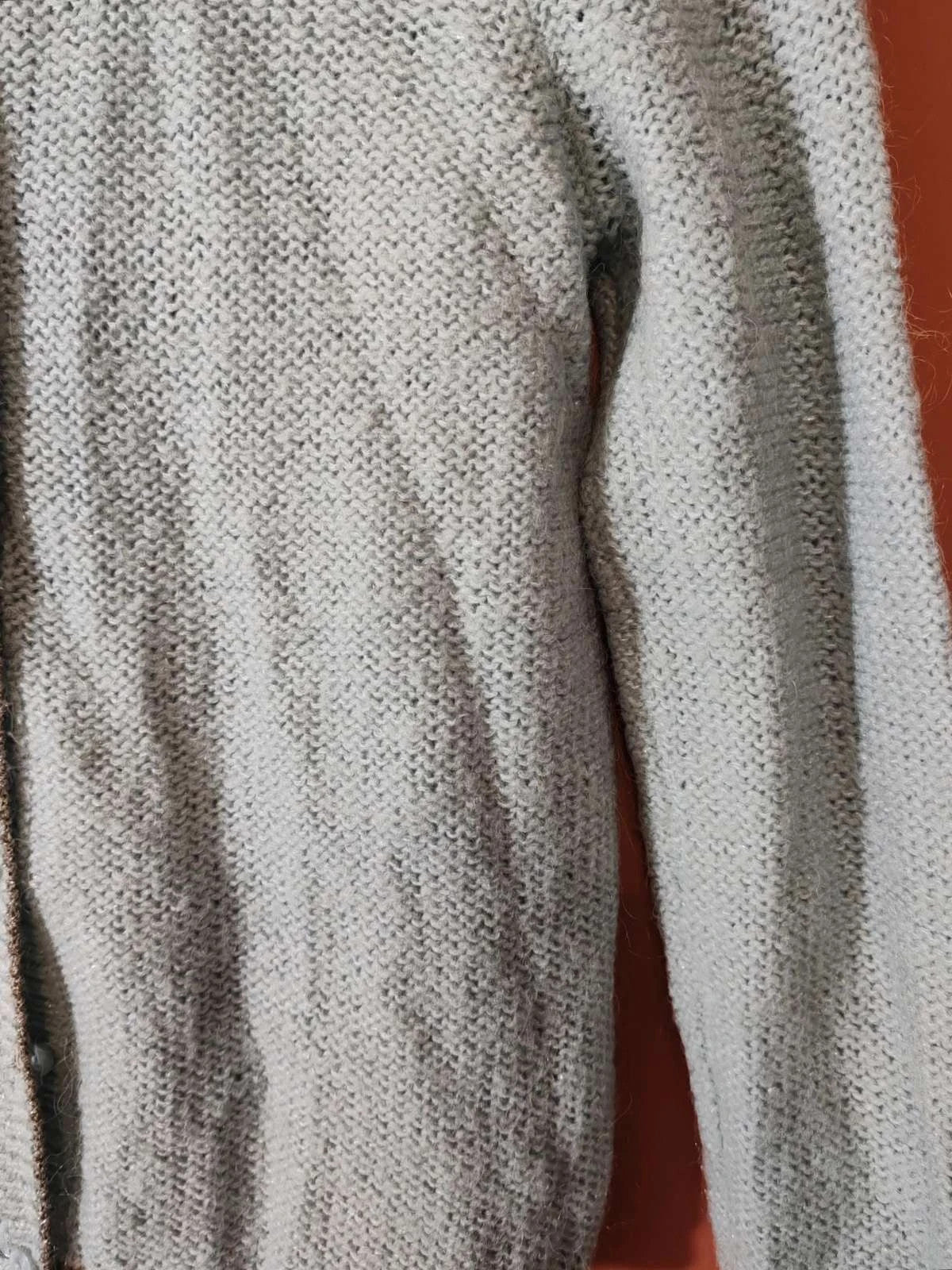 Cardigan gris maille taille  S/M