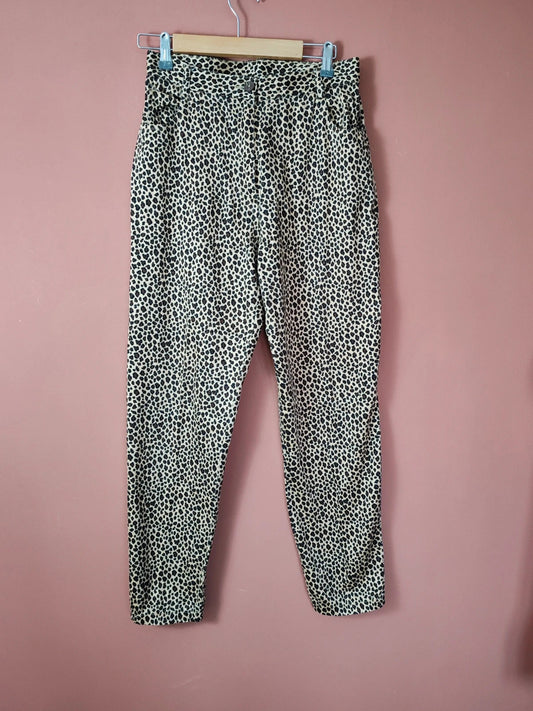 Pantalon léopard vintage taille 36