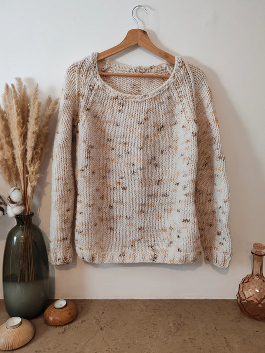 Pull chiné vintage taille M