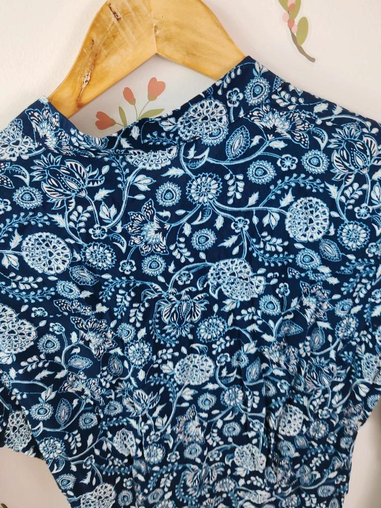 Robe longue fleurie Monoprix taille S