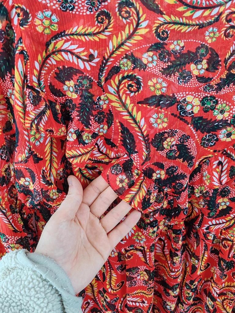 Robe rouge taille M