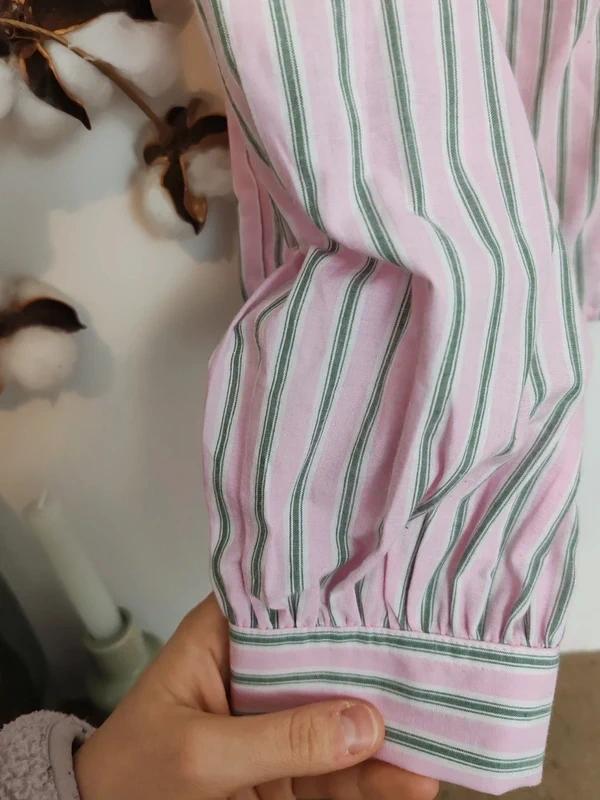 Blouse rayures rose taille L