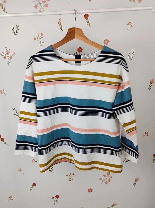Top rayé petit bateau taille 1 Df2712-003