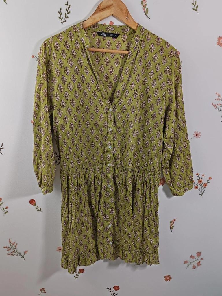 Robe à motif zara taille M