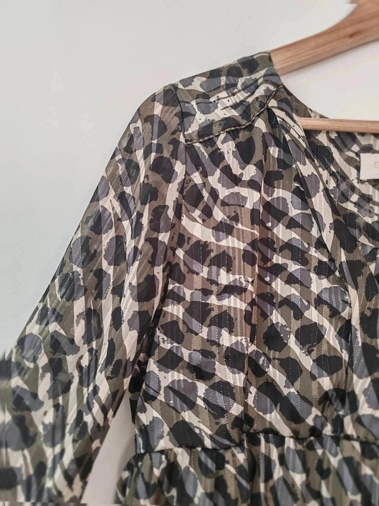 Robe motif kaki taille M