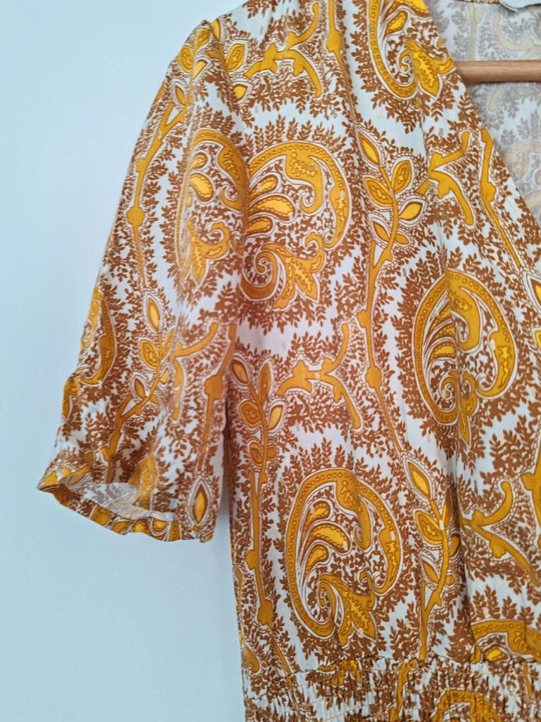 Robe longue moutarde taille Xs/s