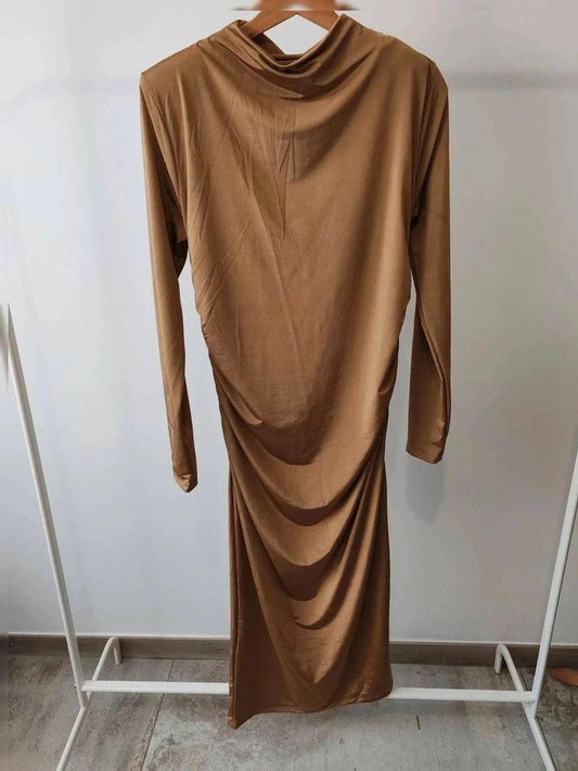 Robe longue drapée taille M #312