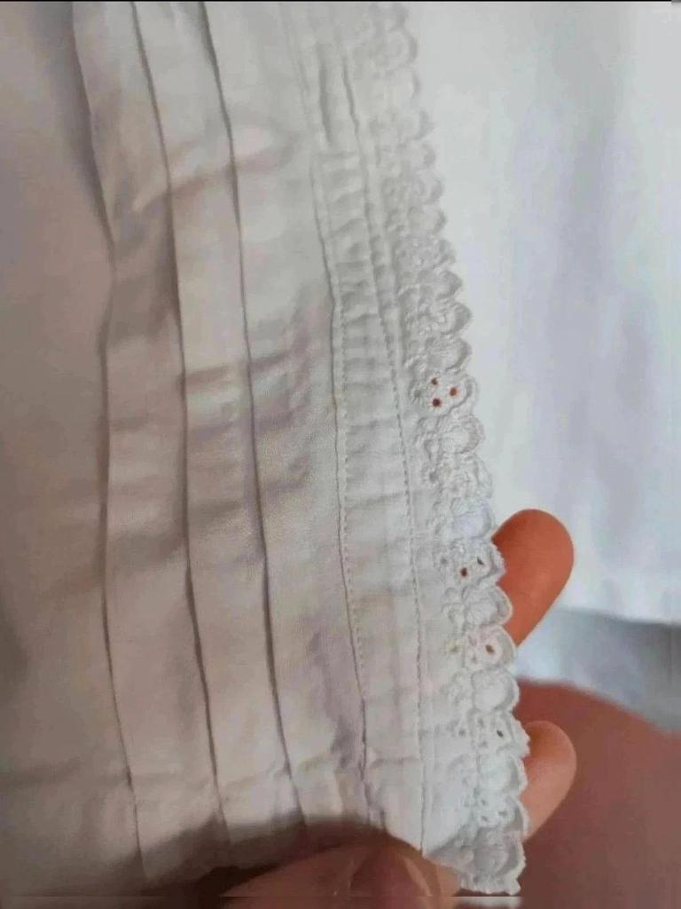 Blouse vintage blanche taille 40/42