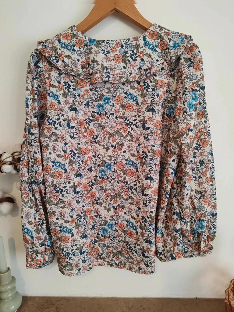 Blouse col claudine liberty taille M/l