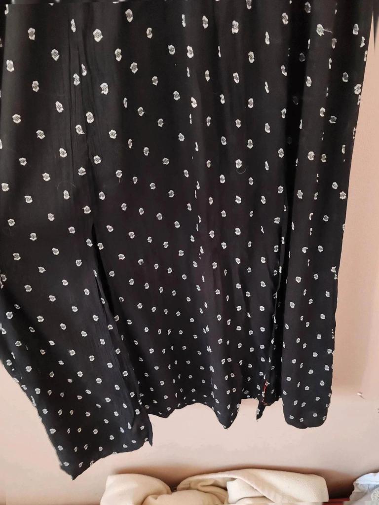 Robe longue brodée bohème taille M