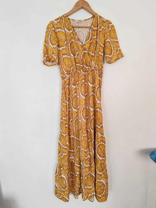 Robe longue moutarde taille Xs/s
