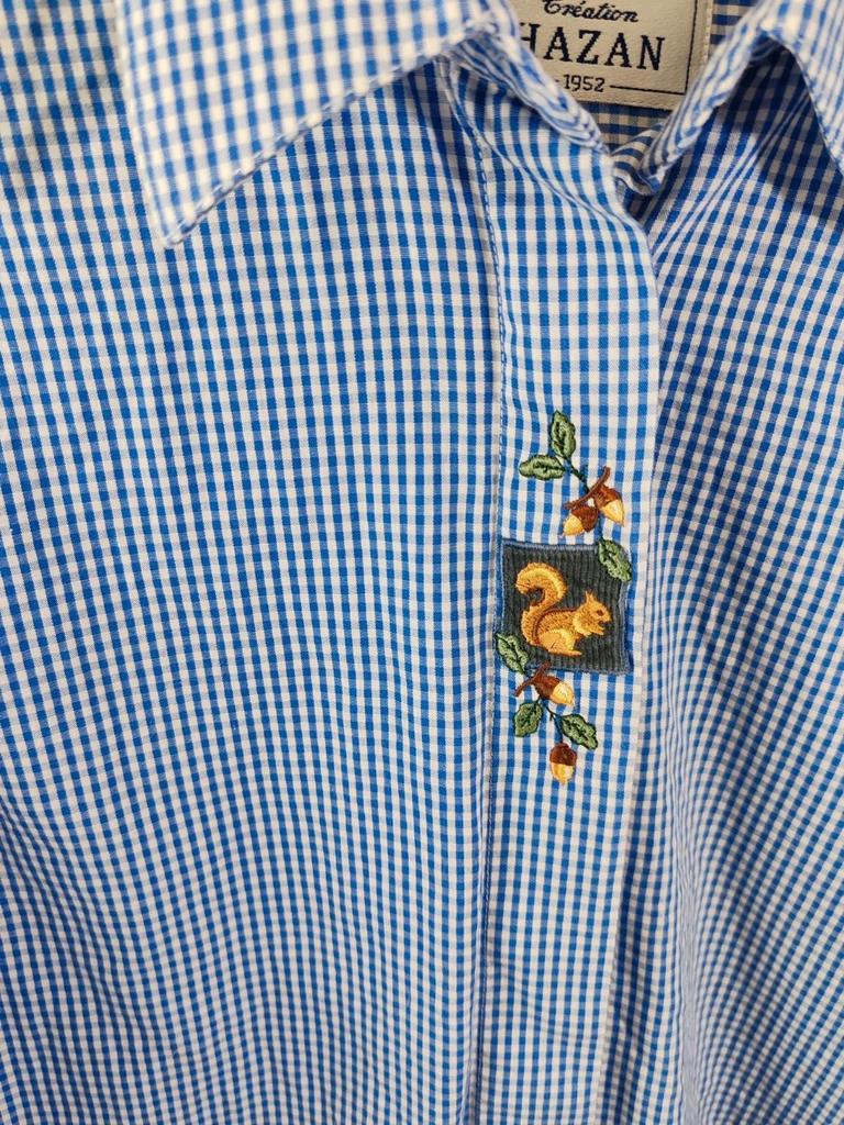 Chemise vichy écureuil taille 38