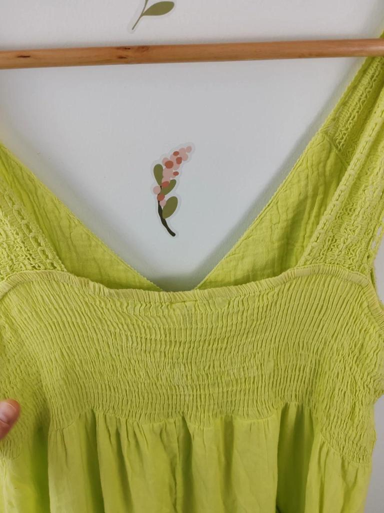 Robe bohème vert taille M/l
