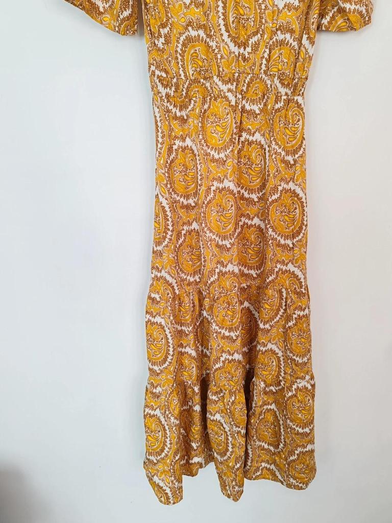 Robe longue moutarde taille Xs/s