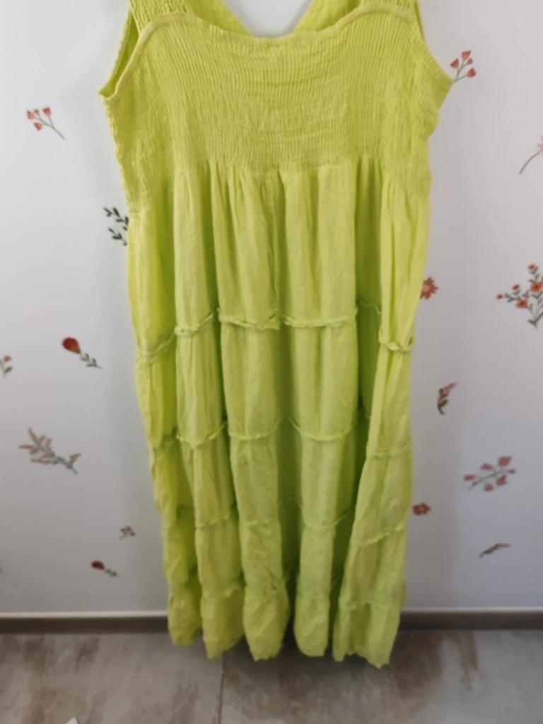 Robe bohème vert taille M/l
