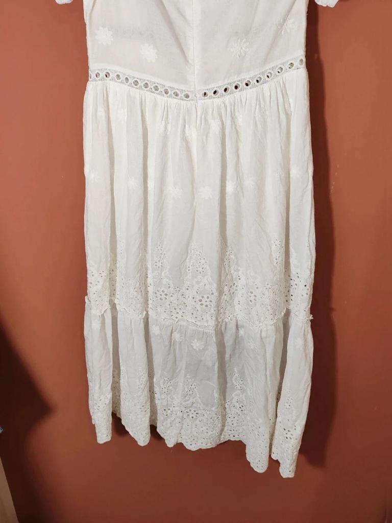 Robe bohème blanche taille 40