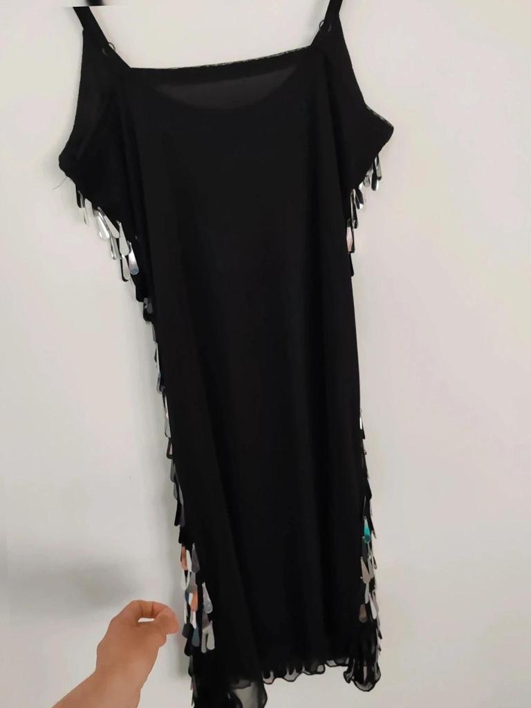 Robe sequins paillettes taille M