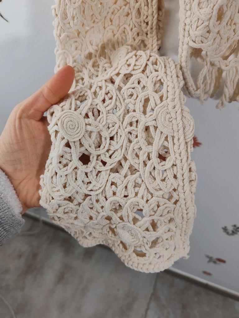 Top en crochet zara taille S