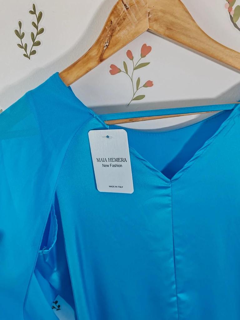 Robe de soirée bleu neuve