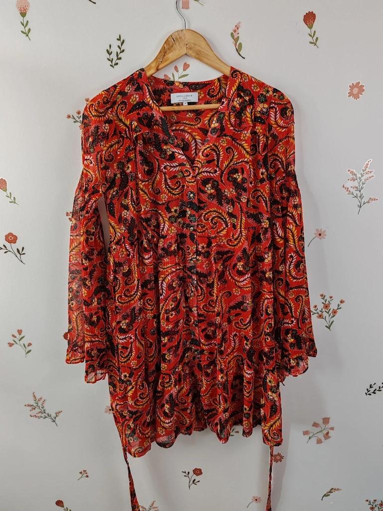 Robe rouge taille M