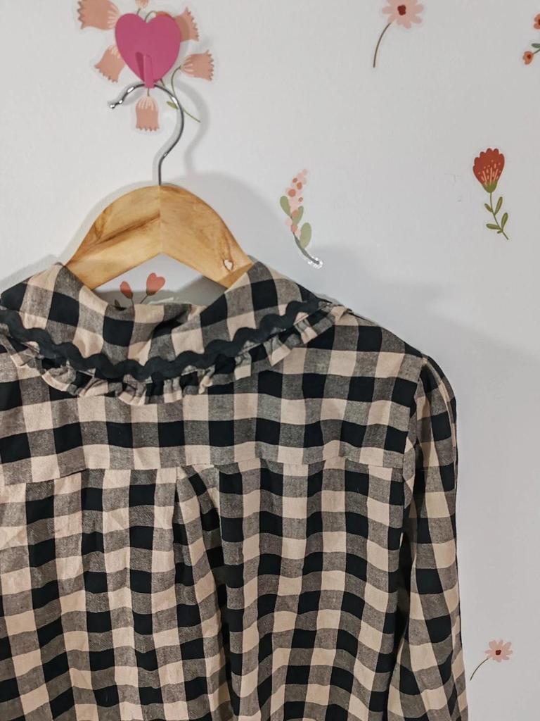 Blouse vichy croquet taille L