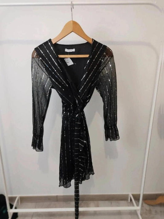 Robe noir brillante taille M/l