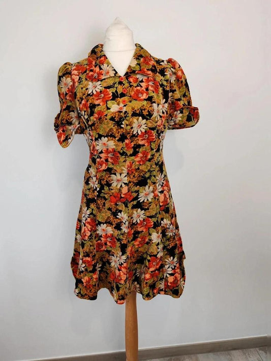 Robe velours vintage taille 36