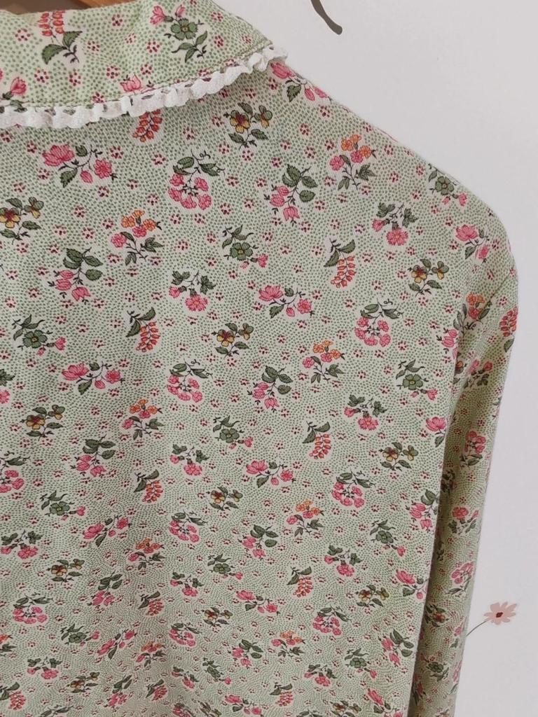 Blouse fleurie vintage taille S/m