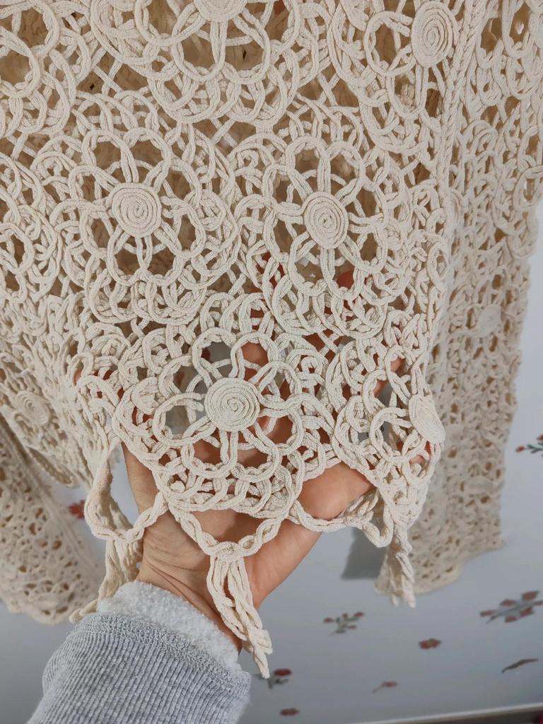 Top en crochet zara taille S