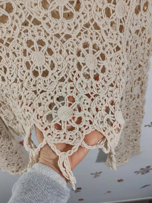 Top en crochet zara taille S