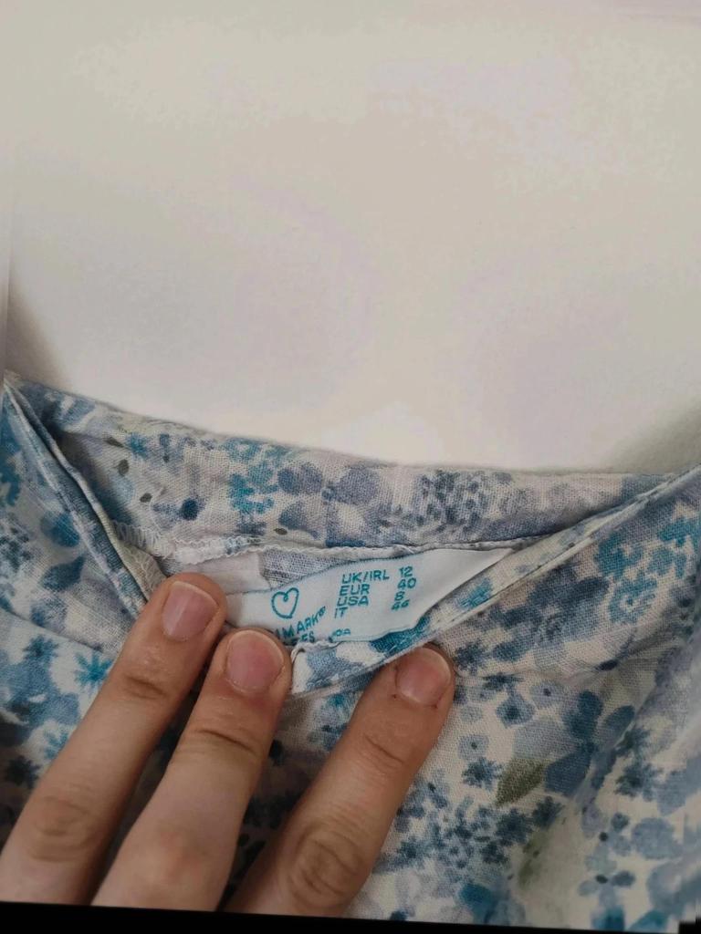 Robe longue cottage fleurie taille 40