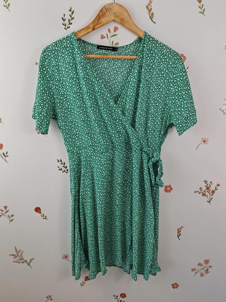 Robe courte verte taille 42