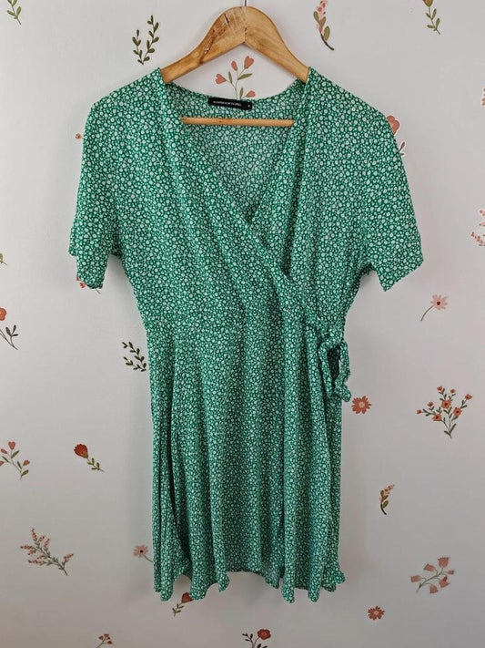 Robe courte verte taille 42