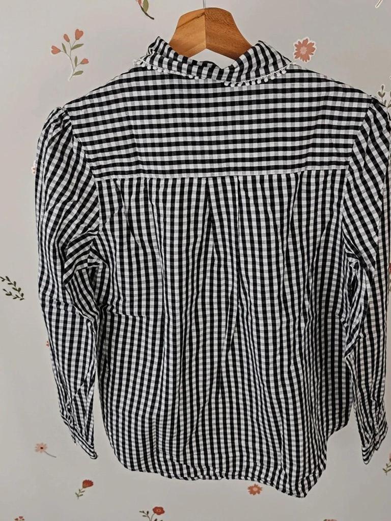 Chemise vichy coeur taille S/m