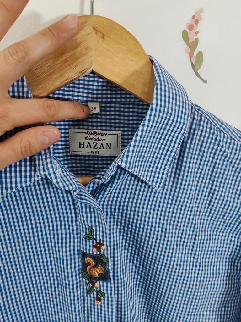 Chemise vichy écureuil taille 38