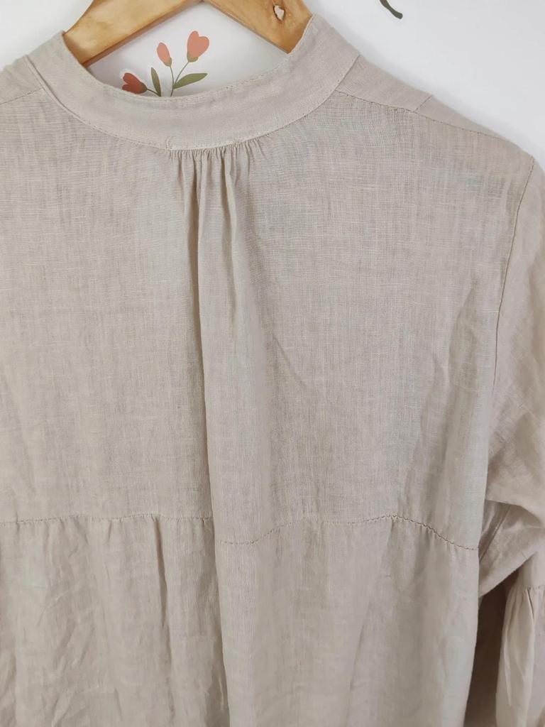 Robe lin beige taille M/l