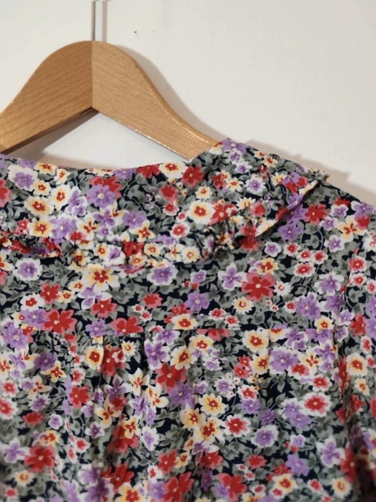 Blouse fleurie col claudine taille M/l