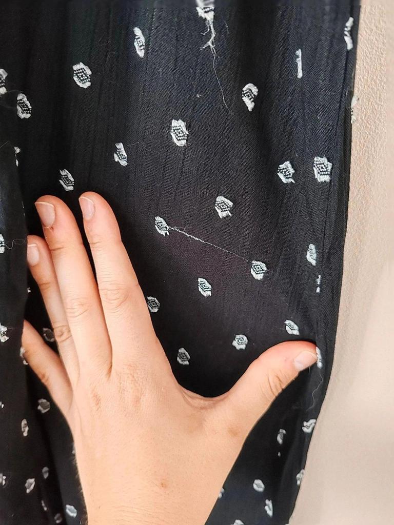 Robe longue brodée bohème taille M