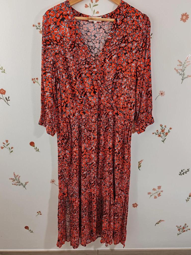 Robe longue rouge taille L