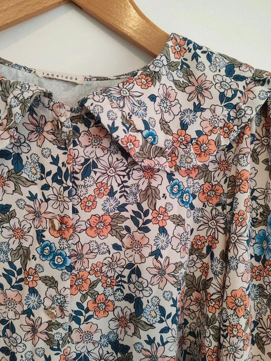 Blouse col claudine liberty taille M/l