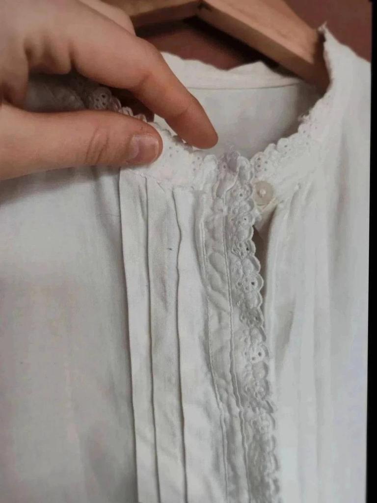 Blouse vintage blanche taille 40/42